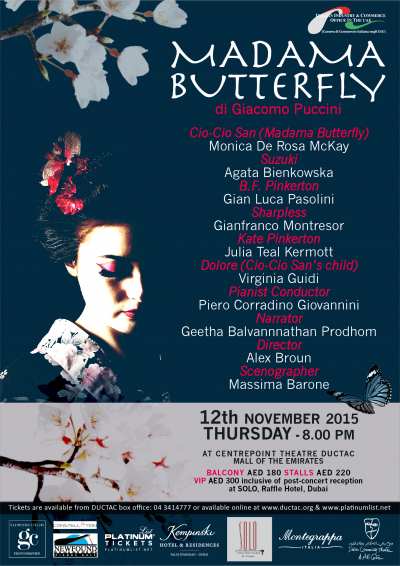 Madama Butterfly @ DUCTAT on November 12th 2015