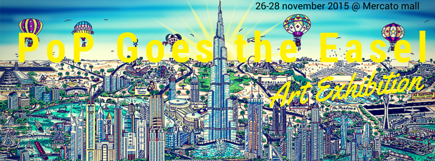 POP Goes The Easel Art Exhibition @ Mercato Mall on Nov 26-28 2015