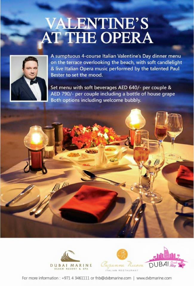 Valentine's At The Opera @ Capanna Nuova Restaurant Feb 14th 2016