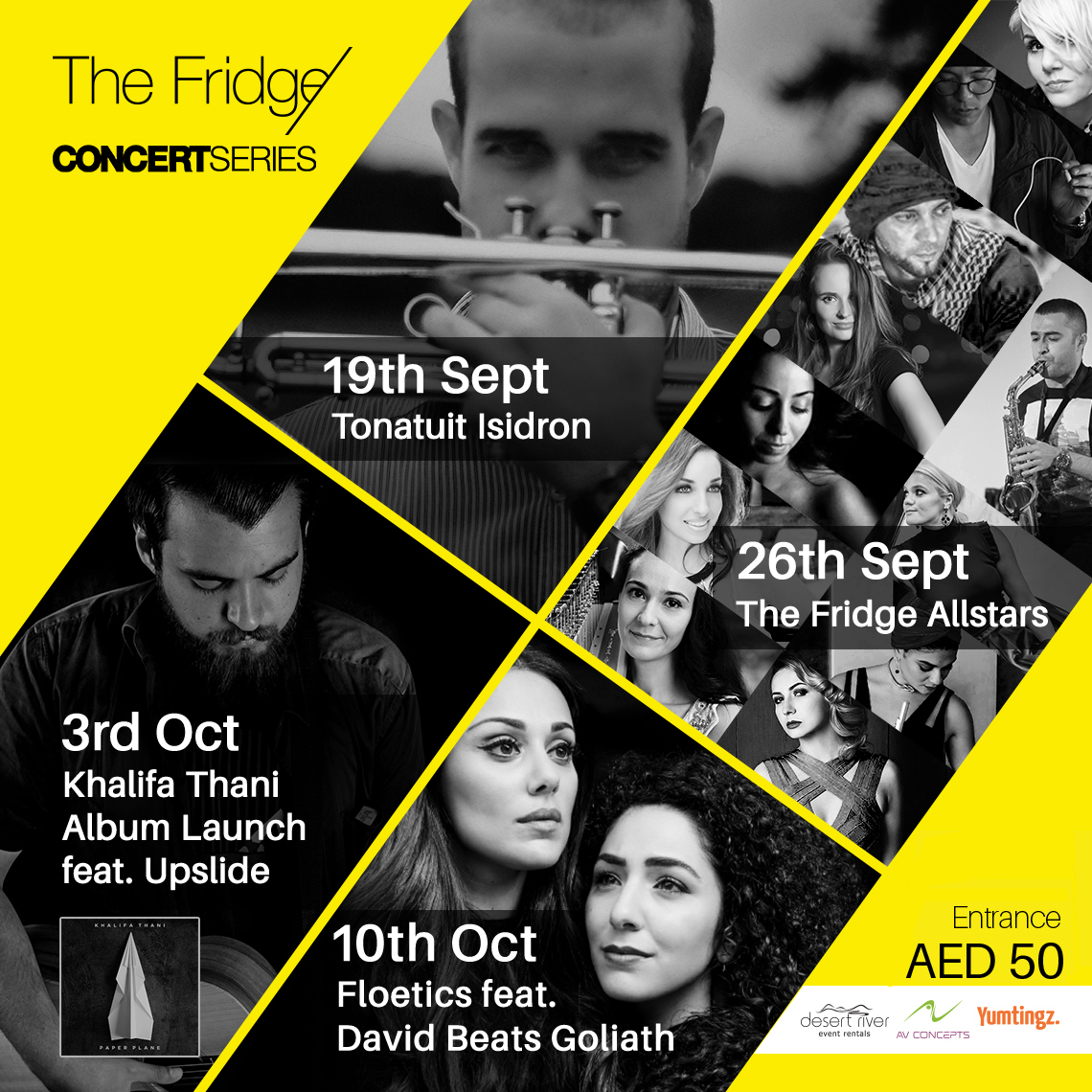 THE FRIDGE Concert Series returns from 19th September