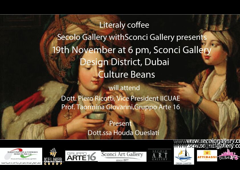 Caffe' Letterario: "Chicchi di Cultura" @ Sconci Gallery, D3 on 19th November 2016