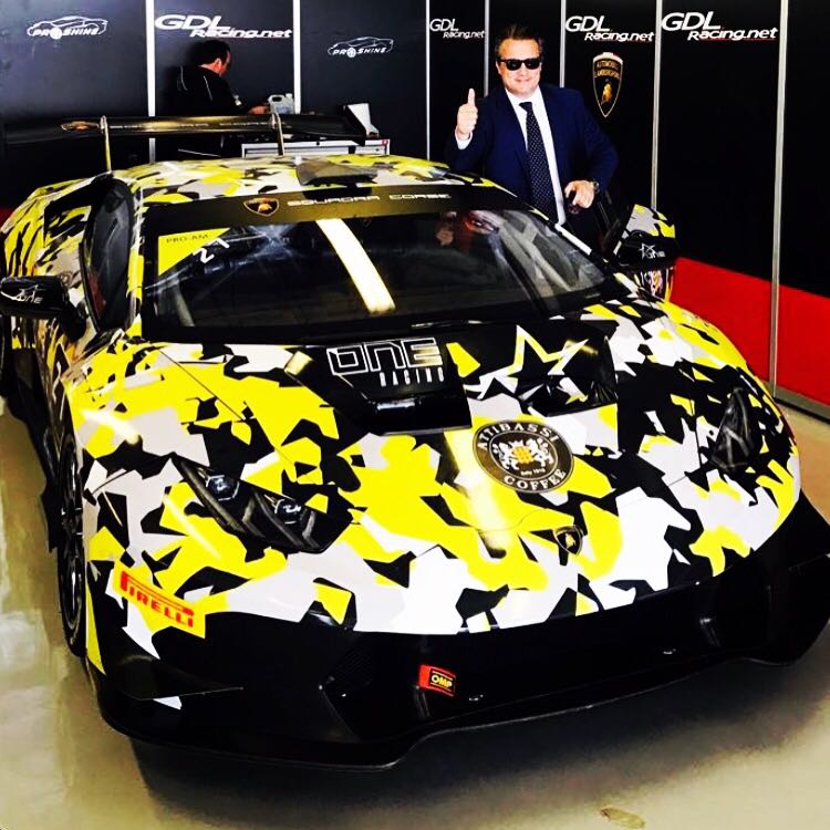 Costantino Bertuzzi, the Italian driver for Lamborghini Super Trofeo ME