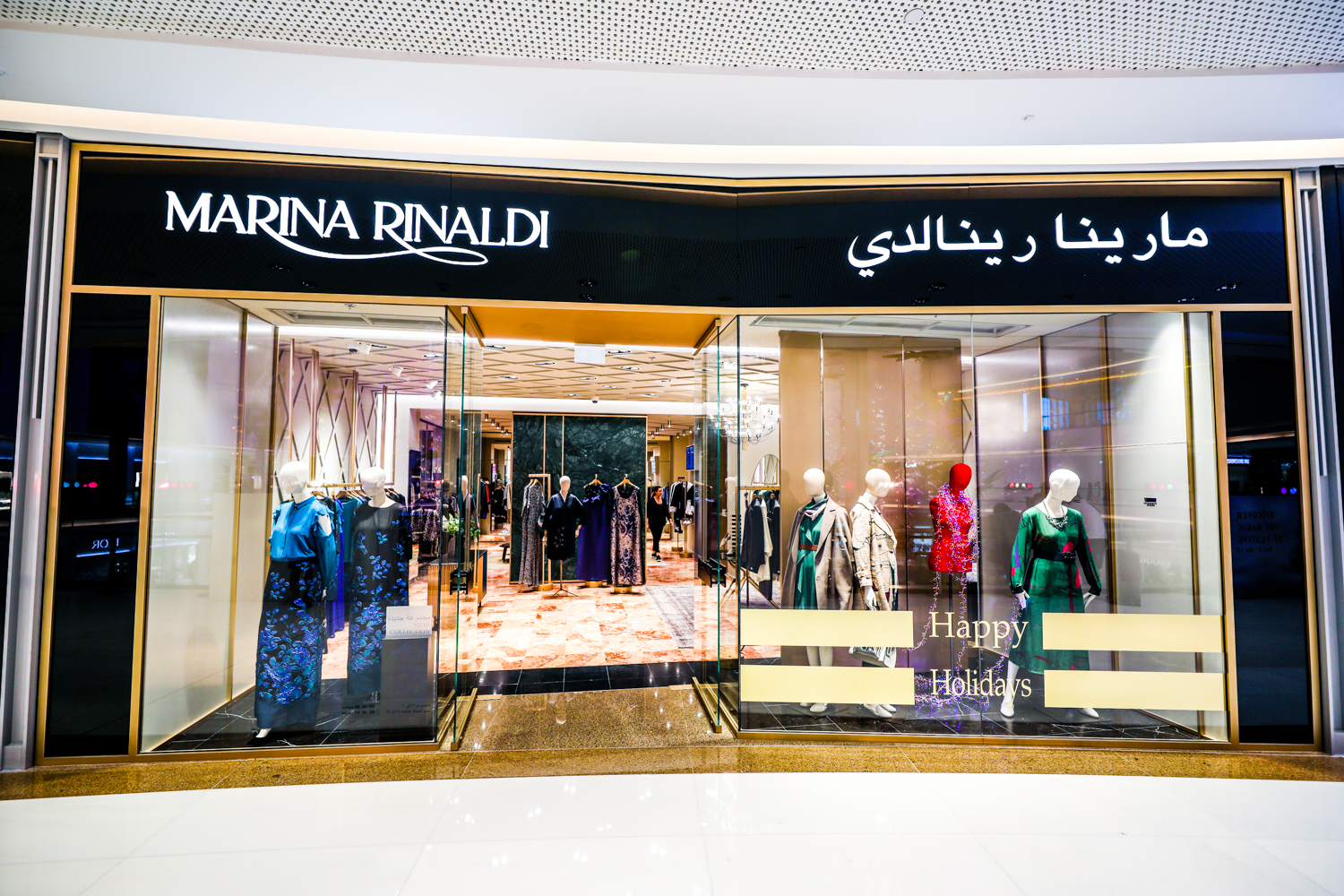 Marina Rinaldi inaugurates a flagship store @ The Dubai Mall with Ashley Graham and Mona Kattan