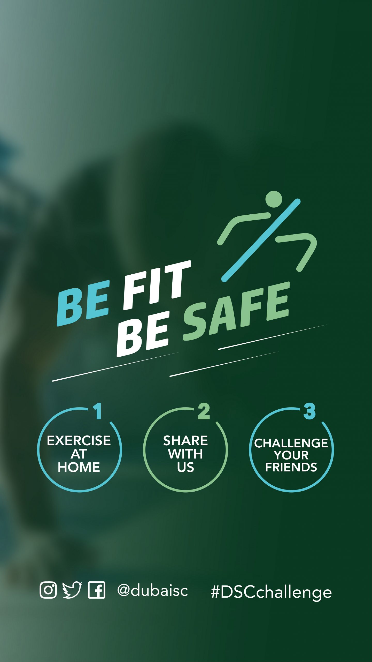 Dubai Sports Council's "Be Fit, Be Safe" campaign becomes a hit on line