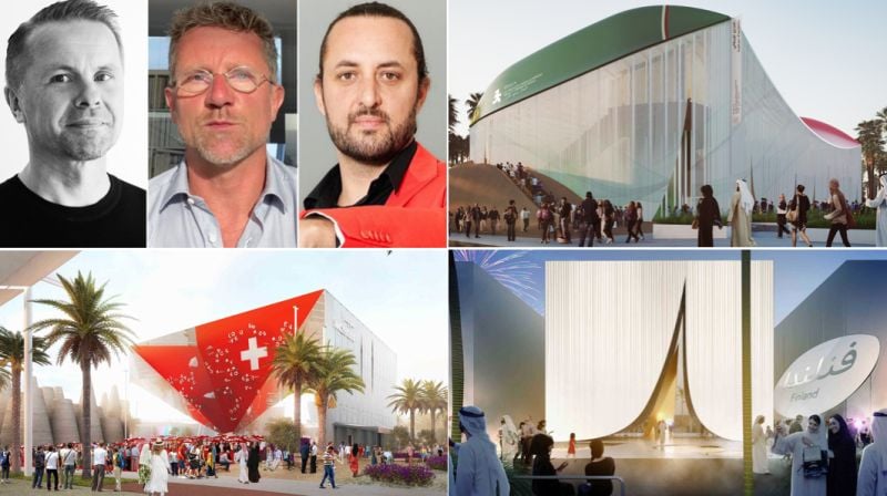 Innovation and Sustainability at Expo Dubai: the Designers of the Pavilions of Italy, Finland and Switzerland compared